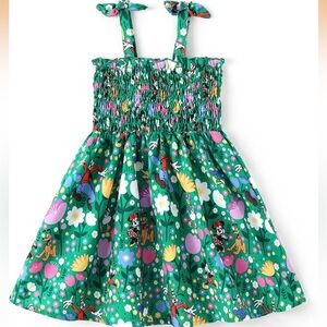 NWT DISNEY Minnie & Friends smocked toddler dress